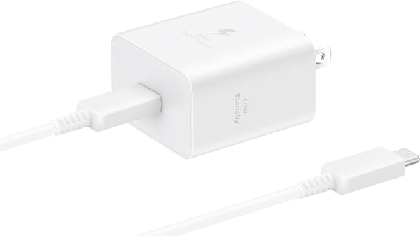 Samsung 25W Wall Charger Power Adapter, Cable Not Included, Super Fast Charging, Compact Design, Energy Efficient, Compatible with Galaxy and USB Type C Devices, Black
