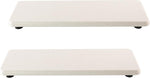 White Diatomite Trays for Kitchen and Bathroom, 3.15" W x 8.7" L, 2 PCS
