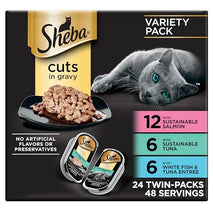 sheba-perfect-portions-wet-cat-food-cuts-in-gravy-sustainable-salmon-tuna-white-fish-and-tuna-entree-2-6-oz-twin-pack-trays-24-count-48-servings