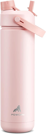 26 oz Insulated Stainless Steel Water Bottle with 2-in-1 Lid for Sports and Travel