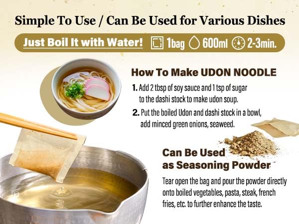 chaganju dashi stock ramen broth miso soup udon shabu shabu hot pot soup base authentic japanese umami dashi