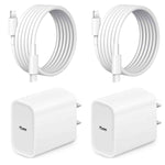 iPhone Fast Charger,Extra Long iPhone Charger Fast Charging 10Foot 2Pack i Phone Chargers 10FT USB C to Lightning Cable Cord Adapter for iPhone 14 Pro Max/14 Plus/13 Mini/13/12/11/X/XR/SE/iPad/AirPods