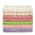 yurhap fleece baby blanket heart checkered ultra soft cozy for girls boys, 30”x40” light pink