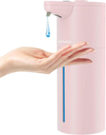 Aunmaon automatic touchless soap dispenser, adjustable volume, long battery life, black, kitchen and bathroom
