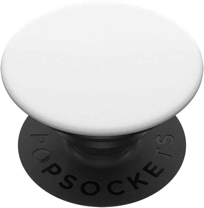 PopSockets Phone Grip with Expanding Kickstand, Adhesive Grip, Cute PopSockets - Blanc Fresh
