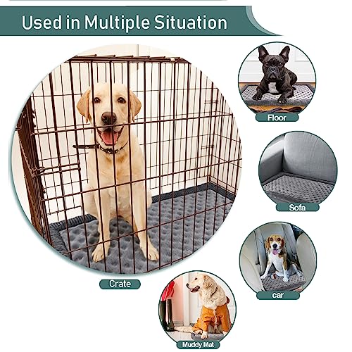dog-crate-pad-30x19-inch-gray-memory-foam-small-medium-dog-bed-mat-grey-washable