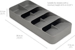 Compact Utensil Organizer for Kitchen Drawer Storage and Organization