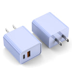 iPhone 17/16 Charger Block, 2Pack 20W Dual Port PD Fast USB C Wall Charger Adapter + USB A Quick Charging Brick Plug Compatible with iPhone Air/17/16/15/14/13/12/11/Pro Max/Plus/XS/XR/X,iPad,AirPods