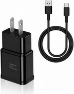 2 Pack USB C Android Phone Wall Charger Block & 6ft Charge Cable Cord