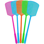 Fly Swatter,5 Pack Plastic Heavy Duty Manual Fly Killer, Long Handle Flyswatter, Large Bug Swatters That Work for Indoor and Outdoor