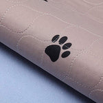 sinco pet washable dog pee pads with puppy grooming gloves, large waterproof pet pads for dog bed mat