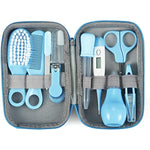 PandaEar Baby Blue Safety Kit for Newborns and Toddlers with Comb, Brush, and More