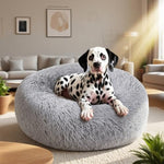 Calming Dog Bed for Small Medium Large Dogs Cats, 20 inch Washable Soft Pet Bed for Puppy and Kitten