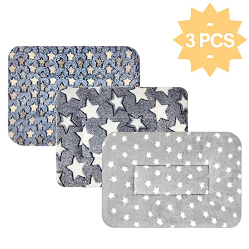3PCS soft rabbit bedding guinea pig cage liner fleece blanket plush hamster beds ferret squirrel hedgehog rat
