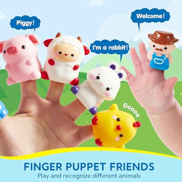 montessori learning toy for toddlers 1 2 3 years old play-act counting matching sorting farm animals