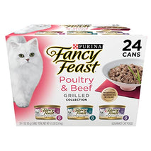 purina fancy feast poultry beef collection wet cat food 24 pack 3 oz cans