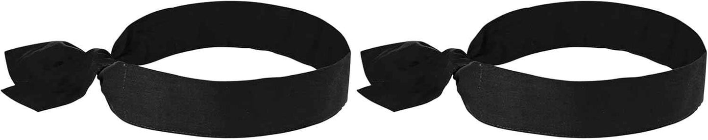Ergodyne Chill Its 6700 Cooling Bandana, Evaporative Polymer Crystals for Cooling Relief, Tie for Adjustable Fit, Blue