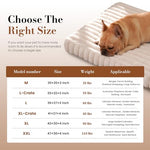large dog orthopedic pet bed with waterproof lining and anti slip bottom