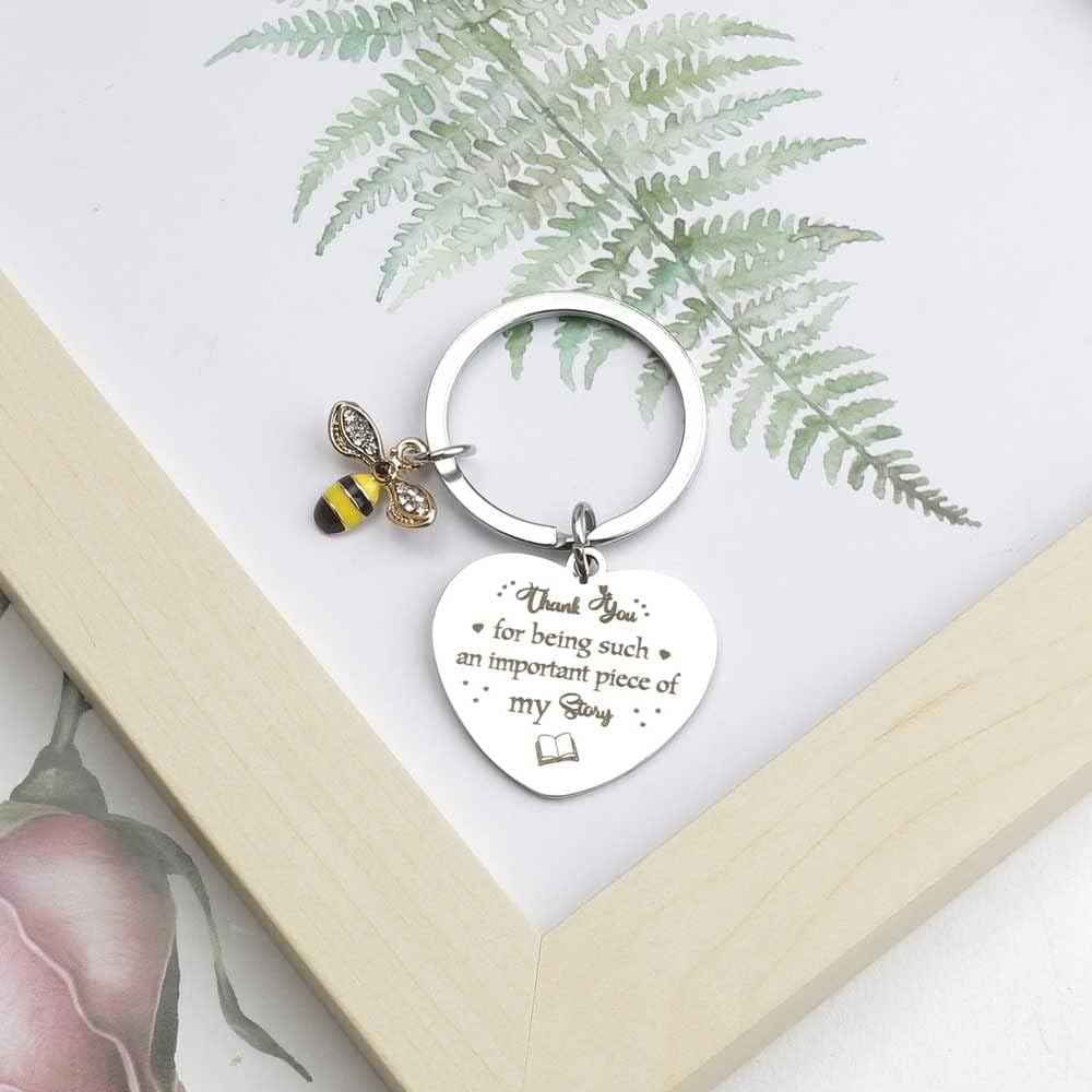 Gifts for Teacher - Christmas Thank You Birthday End of Year Teacher Appreciation Gifts Retirement Retired Graduation Cool Summer Valentines Day Teachers Gift for Women Men Ideas Keychain from Student