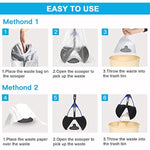 UPSKY Pooper Scooper for Large Small Dogs, Folding Dog Poop Scooper, Sturdy Spring and Premium Materials，Easy to Use for Grass, Dirt, Gravel Pick Up Shovel