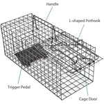 Live Squirrel Trap Heavy Duty Humane Animal Cage Trap (No Assembly Required)