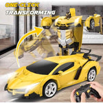 Transform remote control car toy for kids 4-8 years, 2.4GHz frequency, 360° rotation drifting