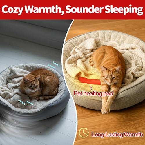 gelbesty original pet heating pad microwave waterproof outdoor warming safe for newborn kittens puppies dogs cats