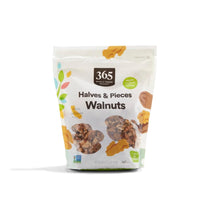 365 by Whole Foods Market, Premium California Walnut Halves & Pieces, 16 Ounce for Baking, Cooking