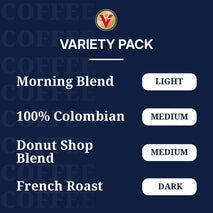 Victor Allen's Coffee Variety Pack, 96 Count, Single Serve Coffee Pods for Keurig K-Cup Brewers