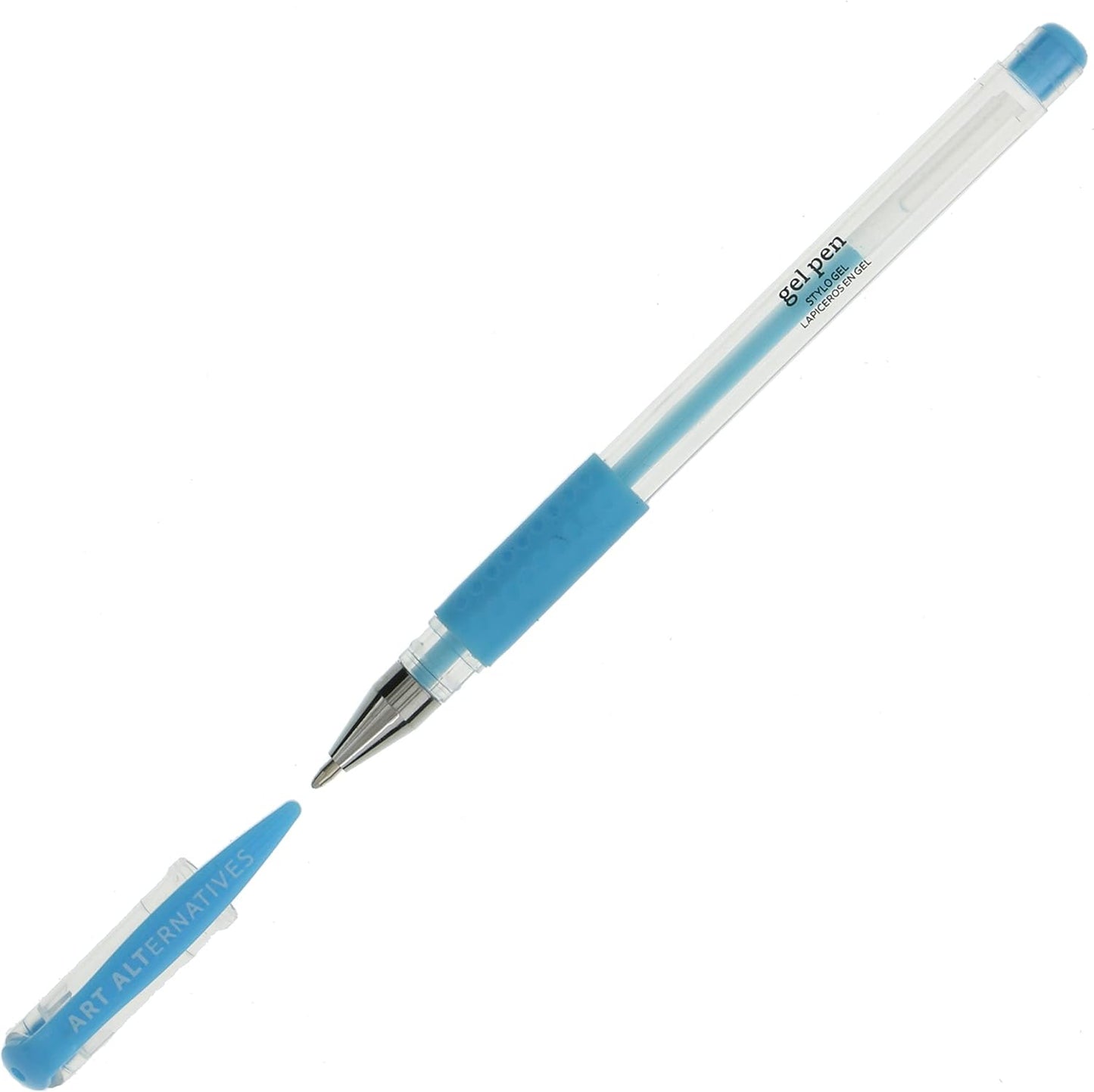 Art Alternatives Gel Pen, Metallic Pink - Ballpoint - Non-Smear + Quick Dry - Writing, Drawing, Coloring, Journal, Planner