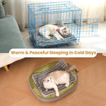 Self Warming Cat Bed, 22x16 inch reversible self-heating mat for cats and dogs, washable and non-slip