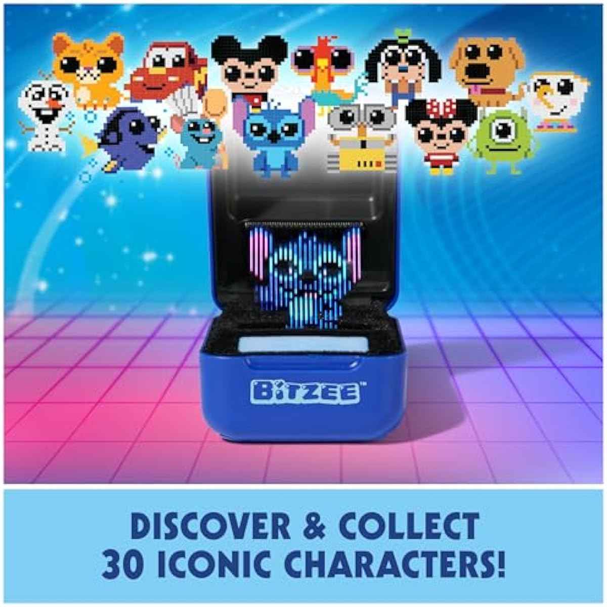 Bitzee, Disney with 30 Interactive Characters Inside, Reacts to Swipes, Tilts & Taps, Disney Toys & Digital Pet Boys & Girls Toys