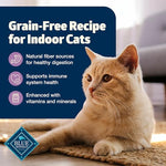 Blue Buffalo Freedom Grain-Free Adult Dry Cat Food 5-lb Bag, Complete Indoor Cat Nutrition with Chicken Recipe
