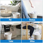 Small Trash Bags 4 Gallon, 100 Count Small Garbage Bag Bathroom White Mini Trash Bag Trash Can Liners Unscented Small Garbage Bags for Bathroom Can