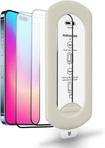 tempered glass screen protector for iPhone 17 with Auto-Alignment Kit, Auto Dust, 9H+ Military Grade Shatterproof, Glass Film, HD Clear, Case Friendly