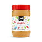 365 by Whole Foods Market Creamy Peanut Butter Spread No Stir 16 Ounce Jar