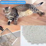 itPlus Stainless Steel Cat Litter Scoop with Mesh Scooper Long Handle Shovel Sifter for Clumping Litter