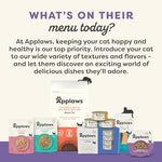 Applaws Natural Wet Canned Cat Food, high protein, limited ingredients, no artificial additives, fish selection variety pack in broth, 16 x 2.47oz cans