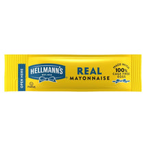Hellmann's real mayonnaise stick packets, gluten-free, made with 100% cage-free eggs, 0.38 oz, pack of 210