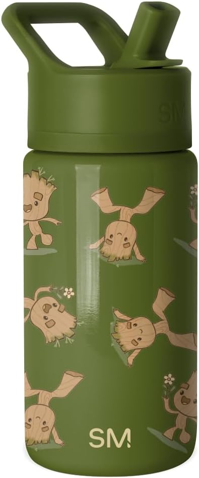 Simple Modern Marvel Spider Man Kids Water Bottle with Straw Lid