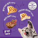 purina friskies gravy wet cat food variety pack, 24 cans, 5.5 oz. each