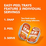 iams perfect portions healthy adult grain free wet cat food pate chicken recipe 2.6 oz easy peel twin-pack trays 24 count 48 servings