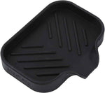 MicoYang Silicone Bathroom Soap Dish with Drain Spout for Sink Organizer and Sponge Holder
