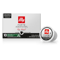 Illy Forte K Cup Coffee Pods, 10 Count, 100% Arabica Beans, Keurig Compatible