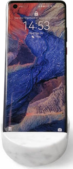 Luxurious Marble Cell Phone Stand Holder for Desk, Countertop, and Table