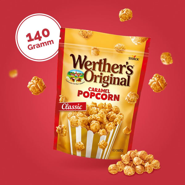 Werther's Original Caramel Popcorn Classic 140g pack of 2