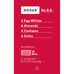 RXBAR Protein Bars, 12g Protein, Gluten Free Snacks, Strawberry, 12 Count Box