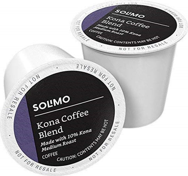 Amazon Solimo Dark Roast Coffee Pods, French Roast, 100 Count, Compatible with Keurig 2.0 K-Cup Brewers