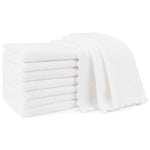 Orighty 20x10 inch coral fleece baby burp cloths, highly absorbent and ultra soft for newborns, 8-pack