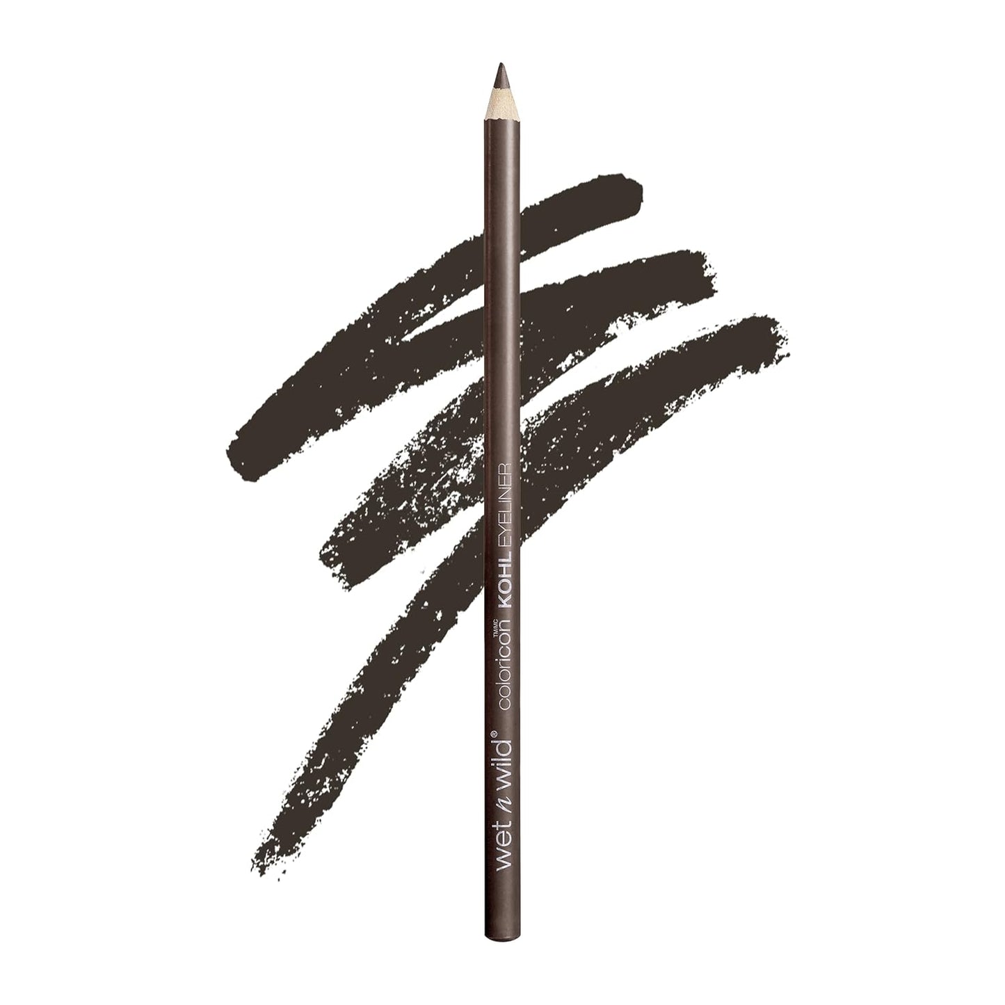 wet n wild Color Icon Kohl Eyeliner Pencil - Rich Hyper-Pigmented Color, Smooth Creamy Application, Long-Wearing Matte Finish Versatility, Cruelty-Free - Baby's Got Black
